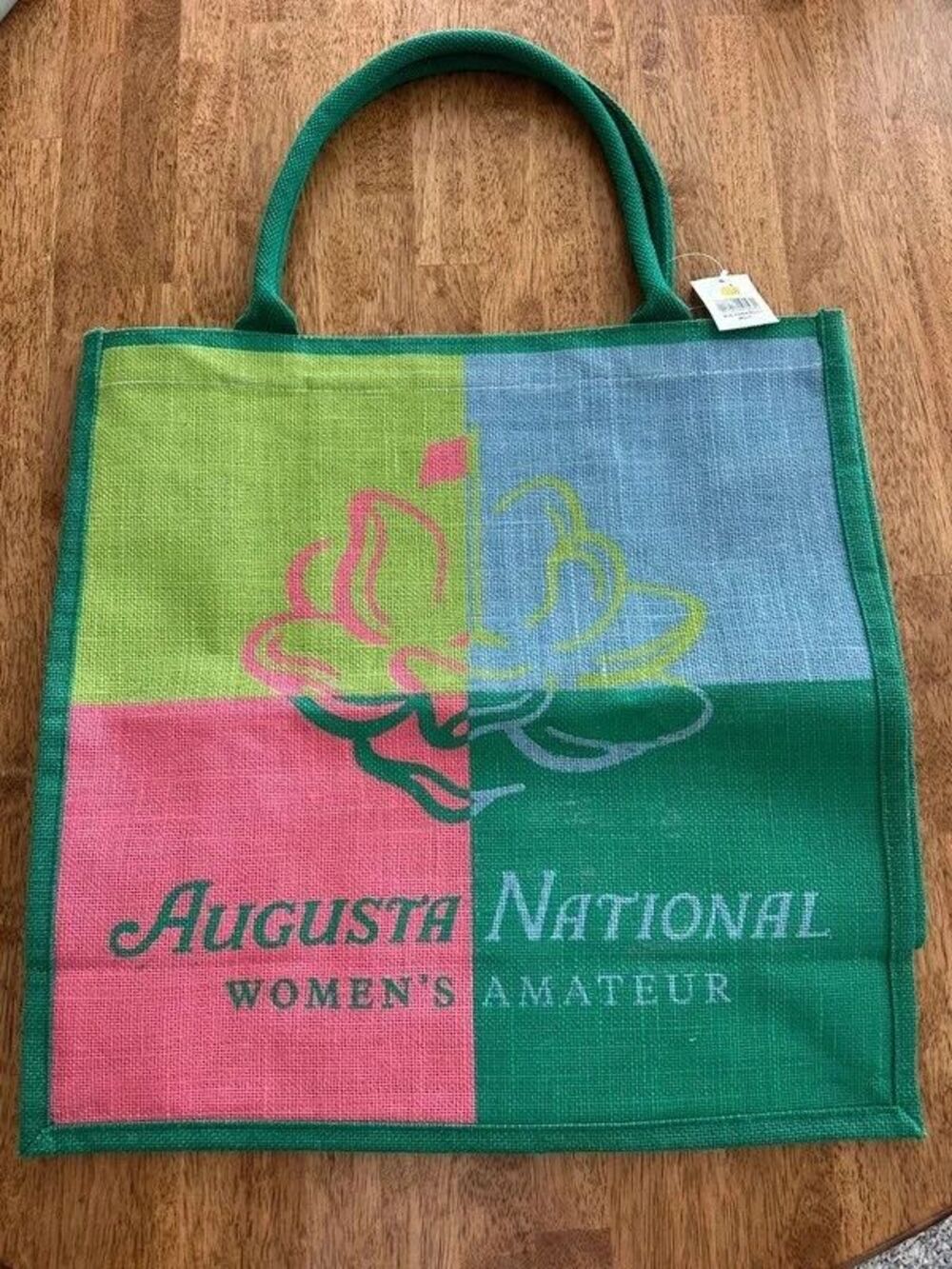 2026 Augusta National Women’s Amateur ANWA Jute Tote Bag NWT Masters Golf